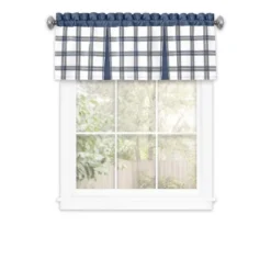 Kate Aurora Windowpane Plaid Country Farmhouse Kitchen Curtain Tier & Valance -Kate Aurora GUEST 023cddc2 df4e 43b9 a523 175cd48dec61
