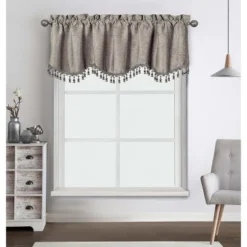 Kate Aurora Rod Pocket Luxurious Chenille Oversized Window Valance With A Beaded Tasseled Trim 16 Kate Aurora Rod Pocket Luxurious Chenille Oversized Window Valance With A Beaded Tasseled Trim -Kate Aurora GUEST 029b20c0 843d 45bd 99e3 2e06bdabff88