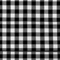 Kate Aurora Country Farmhouse Buffalo Check Plaid Gingham Single Window Curtain