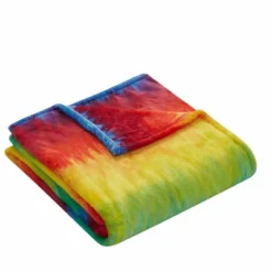 Kate Aurora Rainbow Ultra Soft & Plush Oversized Accent Throw Blanket - 50 In. W X 70 In. L