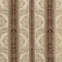 Kate Aurora 2 Piece Red Burgundy & Taupe Complete Damask Window Curtain Panels - 56 In. W X 84 In. L, Burgundy -Kate Aurora GUEST 08a22e48 300f 42dc bb3d 14a5dbb1be8f