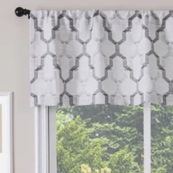 Kate Aurora Living Shabby Trellis Clover Rod Pocket Window Curtain Valances -Kate Aurora GUEST 09e03fe6 134a 4af6 bf81 74f8f9fbf4ba