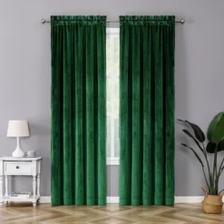 Kate Aurora Royal Living 2 Pack Rod Pocket Light Filtering Velvet Window Curtain Panels -Kate Aurora GUEST 0a35db81 04f2 4730 a8a2 061198c0f4a4