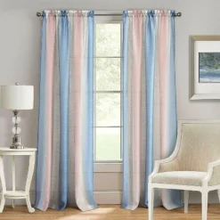 Kate Aurora 2 Pack Rainbow Striped Rod Pocket Semi Sheer Linen Window Curtain Panels 6 Kate Aurora 2 Pack Rainbow Striped Rod Pocket Semi Sheer Linen Window Curtain Panels -Kate Aurora GUEST 11220f3e 4beb 44b0 a536 411fcf14a5b6