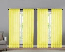 Kate Aurora 4 Piece Basic Home Rod Pocket Sheer Voile Window Curtain Panels 23 Kate Aurora 4 Piece Basic Home Rod Pocket Sheer Voile Window Curtain Panels -Kate Aurora GUEST 13d195c6 6d80 43e5 9a9a dd4ff3de3684