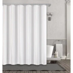 Kate Aurora Nautical Hampton Stripe Cotton Fabric Shower Curtain - 70 In. W X 72 In. L -Kate Aurora GUEST 13e30c9b f229 4f2f aad2 7e9f7f75b725 1