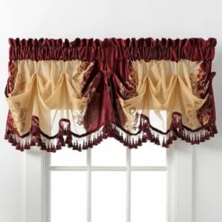 Kate Aurora Danbury Custom Austrian Embroidered Rod Pocket Window Valance Treatment -Kate Aurora GUEST 1756a247 a60e 4e85 ac30 f2e42396f531