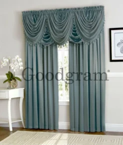 Kate Aurora Lux Living Complete 9 Piece Semi Sheer Rod Pocket Window Curtain & Valance Set -Kate Aurora GUEST 1b1c5394 76b0 4039 b295 20a0d3ce8aef