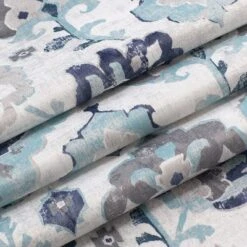 Kate Aurora Contemporary Influencer 2 Piece Water Color Damask Medallion Rod Pocket Window Curtain Panels -Kate Aurora GUEST 1c2b17a2 f148 4855 9e76 a2fd32813a81