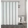 Kate Aurora Nautical Hampton Stripe Cotton Fabric Shower Curtain - 70 In. W X 72 In. L