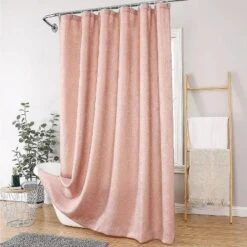 Kate Aurora Serena Elegant Jacquard Woven Fabric Shower Curtain - Standard Size -Kate Aurora GUEST 325f4d68 7de5 4063 9e6e 0896ba74764b