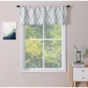Kate Aurora Living Shabby Trellis Clover Rod Pocket Window Curtain Valances