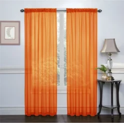 Kate Aurora 2 Piece Halloween Themed Rod Pocket Sheer Voile Window Curtain Panels -Kate Aurora GUEST 34d9b285 5d11 43c9 ae07 fe97b8092c45