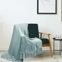 Kate Aurora Ultra Soft & Plush Fringed Oversized Accent Fleece Throw Blanket Cover - 50 In. W X 70 In. L -Kate Aurora GUEST 35939190 3640 4547 8465 c05efc3a9b1f