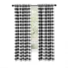 Kate Aurora Modern Farmhouse 2 Piece Large Buffalo Plaid Check Rod Pocket Curtains