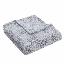 Kate Aurora Safari Living Leopard Print Ultra Soft & Plush Oversized Accent Throw Blanket - 50 In. W X 70 In. L