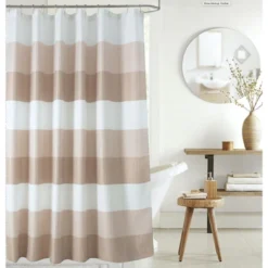 Kate Aurora Spa Accents Striped Waffle Fabric Shower Curtains -Kate Aurora GUEST 3e2ede2d 4ec5 4b40 9469 fecc520d3ac2