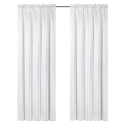 Kate Aurora Basic Faux Silk Rod Pocket Shimmery Sheer Single Window Curtain Panel -Kate Aurora GUEST 41343024 9151 42c1 b5da 1392e306acdc