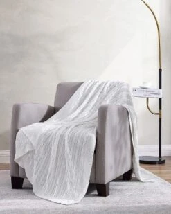 Kate Aurora University Living® Ultra Soft & Plush Oversized "The Scholar" Cable Knit Cotton Accent Throw Blanket -Kate Aurora GUEST 44675452 0c07 4417 ae35 dbc8c00cb310