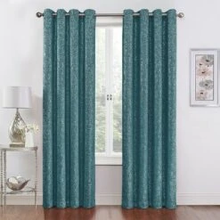 Kate Aurora 2 Pack Glam Metallic Sparkle Thermal Light Filtering Grommet Top Curtains -Kate Aurora GUEST 49c435db 327b 4ba1 9916 e8c65e451282
