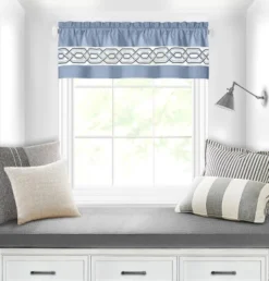 Kate Aurora Pacifico Rod Pocket Embroidered Window Valance -Kate Aurora GUEST 4a58d9be 6e4d 49fa 89f0 19f84b8d31d8