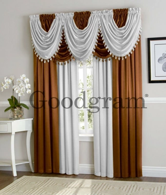 Kate Aurora Ultra Lux Faux Silk Regency Crinkle Rod Pocket Semi Sheer Single Curtain Panel 18 Kate Aurora Ultra Lux Faux Silk Regency Crinkle Rod Pocket Semi Sheer Single Curtain Panel - Image 18