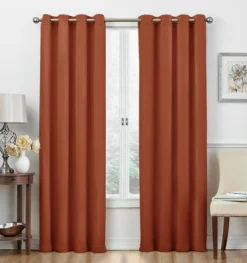 Kate Aurora Basic Jacquard 2 Piece Blackout Grommet Top Hotel Window Curtains -Kate Aurora GUEST 4e92ea66 565a 4975 9e64 1034f6423621