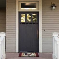 Kate Aurora Montauk Accents Country Barn Farmhouse Rooster Welcome Outdoor Rubber Entrance Mat 18x30 - Morning Call -Kate Aurora GUEST 4ea3d6db bda4 464d 85f2 a63827ac7a01