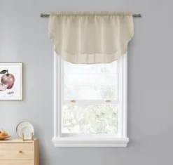 Kate Aurora Living Double Layered Sheer Rod Pocket Ascot Window Valances -Kate Aurora GUEST 50208499 6493 4309 b663 62539f8a364e