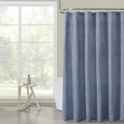 Hotel Collection Premium Waffle Weave Mold & Mildew Resistant Fabric Shower Curtain By Kate Aurora -Kate Aurora GUEST 5106c47e ef87 4bfd b573 03b476452696