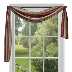 Kate Aurora Royal Ombre Crushed Semi Sheer Single Window Scarf Treatment -Kate Aurora GUEST 52f8b554 18fe 41f5 bb2c ae0f25a06c04