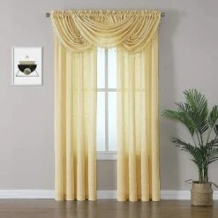Kate Aurora Living 5 Piece Rod Pocket Sheer Window Curtains & Valances Set -Kate Aurora GUEST 552aeddc 42ee 45a3 a02d 1aa4ba9350d8