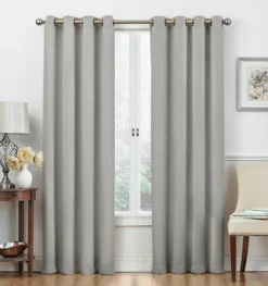 Kate Aurora Basic Jacquard 2 Piece Blackout Grommet Top Hotel Window Curtains -Kate Aurora GUEST 55ea99fb 4c97 47b8 9437 1170ed576b53