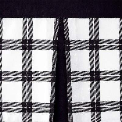 Kate Aurora Windowpane Plaid Country Farmhouse Rod Pocket Window Valance 2 Kate Aurora Windowpane Plaid Country Farmhouse Rod Pocket Window Valance - Image 2