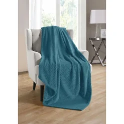Kate Aurora Living Ultra Soft And Plush Tufted Hypoallergenic Fleece Throw Blanket Covers