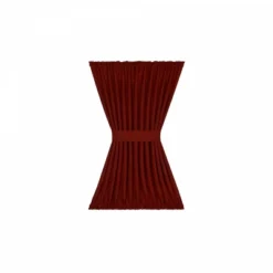 Kate Aurora Country Farmhouse Living Solid Colored Semi Sheer Single Door Curtain Panel With Tieback -Kate Aurora GUEST 600b7b35 9b7f 409b 9d0f 36b414b7744f