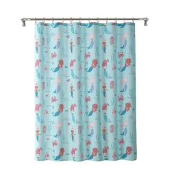 Kate Aurora Montauk Accents Complete 5 Piece Juvi Mermaid Themed Fabric Shower Curtain Bathroom Set -Kate Aurora GUEST 62d87b4e 5ff5 4ef9 8897 10e826088091