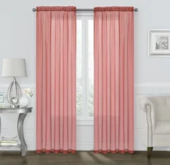 Kate Aurora Coastal Pastel Colored Light & Airy Sheer Voile Window Curtains -Kate Aurora GUEST 6a25211a 0dc6 4444 8b0a 09e4091d247c