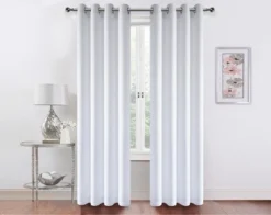 Kate Aurora 2 Pack Hotel Embossed Textured Light Filtering Grommet Top Window Curtain Panels -Kate Aurora GUEST 6b18bbcb cbcd 4c5d a8e2 698b0dac8460