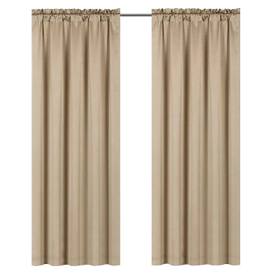Kate Aurora Ultra Lux Faux Silk Regency Crinkle Rod Pocket Semi Sheer Single Curtain Panel 11 Kate Aurora Ultra Lux Faux Silk Regency Crinkle Rod Pocket Semi Sheer Single Curtain Panel - Image 11
