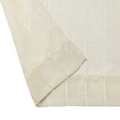 Kate Aurora 2 Piece Metallic Shimmer Chic Striped Flax Styled Sheer Grommet Top Curtains -Kate Aurora GUEST 769e64cf 45d3 4b0e 8f83 1d3b41378179