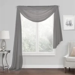 Kate Aurora Elegant Sheer Voile Window Scarf Valance -Kate Aurora GUEST 77d60e1b c582 46fb bfa3 4fe67951a8dc