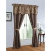 Kate Aurora Complete 5 Pc. Sheer Window In A Bag Curtain & Valance Set
