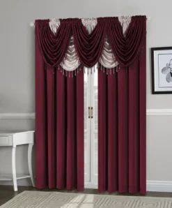 Kate Aurora Lux Living Complete 9 Piece Semi Sheer Rod Pocket Window Curtain & Valance Set -Kate Aurora GUEST 7b7ee58e 5a56 46ff 9a4f bfb89d1f0c92