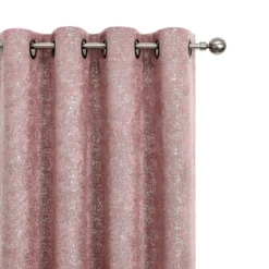 Kate Aurora 2 Pack Glam Metallic Sparkle Thermal Light Filtering Grommet Top Curtains -Kate Aurora GUEST 7c3b3b90 95f3 47e5 ba32 78f9baadd5e2