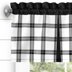 Kate Aurora Windowpane Plaid Country Farmhouse Rod Pocket Window Valance 9 Kate Aurora Windowpane Plaid Country Farmhouse Rod Pocket Window Valance -Kate Aurora GUEST 7c8cf4f7 ecd1 4d51 9584 bd217dd48380
