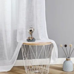 Kate Aurora 2 Pack Lux Thread Premium Woven Grommet Top Sheer Curtain Panels -Kate Aurora GUEST 7cac5c52 c311 49fb bb41 4eddc305642c