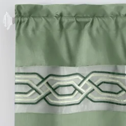 Kate Aurora Pacifico Rod Pocket Embroidered Window Valance -Kate Aurora GUEST 7e4dc8f7 0e9e 4884 a7cf 020837fefc7f