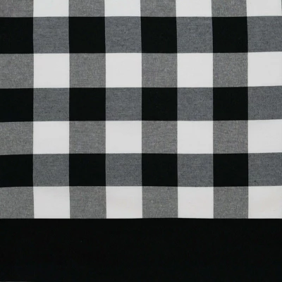 Kate Aurora Modern Country Farmhouse 3 Piece Buffalo Check Plaid Window Curtains & Valance Set 6 Kate Aurora Modern Country Farmhouse 3 Piece Buffalo Check Plaid Window Curtains & Valance Set - Image 6