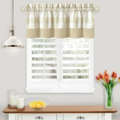 Kate Aurora Modern Farmhouse Buffalo Plaid Checkered Rod Pocket Window Valance -Kate Aurora GUEST 81635535 11f2 4f84 b17c bedc775f422e